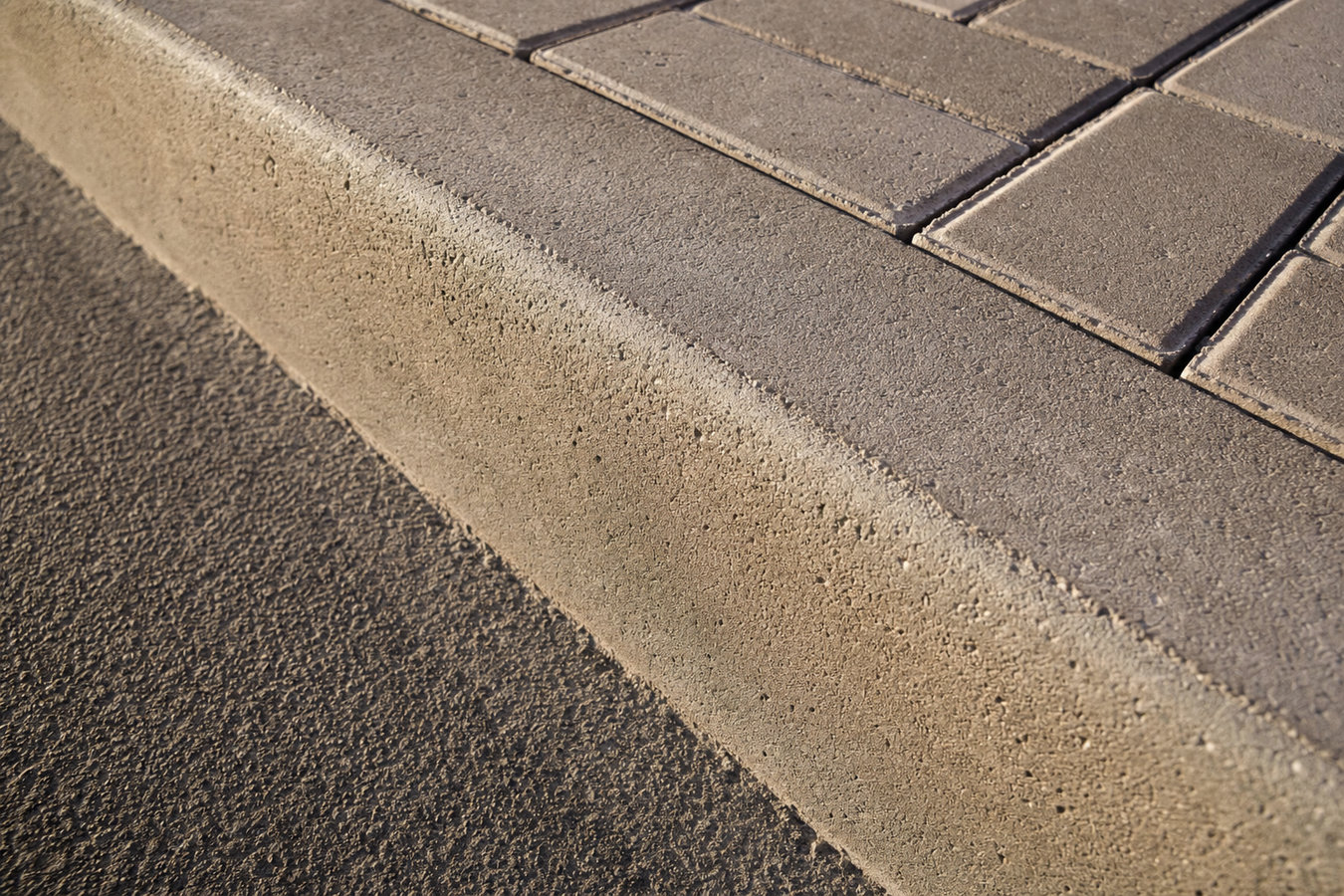 Concrete curbing and sidewalks